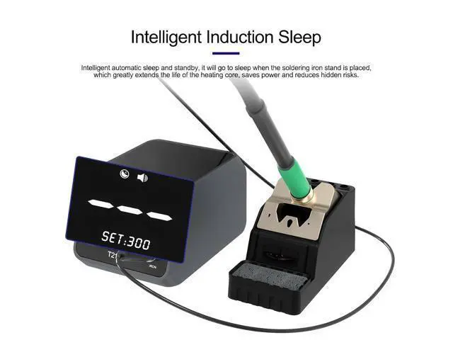 Alt view image 5 of 7 - T210S Electronic Welding Rework Station Repaid Heating Soldering Iron Station For Mobile Phone and Electronic Repair
