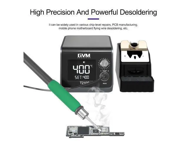 Alt view image 3 of 7 - T210S Electronic Welding Rework Station Repaid Heating Soldering Iron Station For Mobile Phone and Electronic Repair