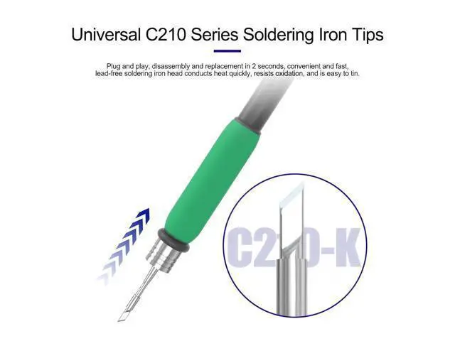Alt view image 7 of 7 - T210S Electronic Welding Rework Station Repaid Heating Soldering Iron Station For Mobile Phone and Electronic Repair