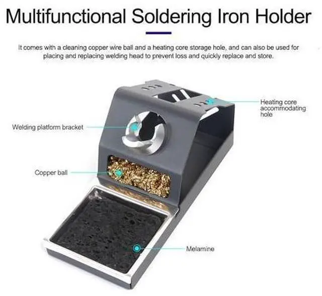 Alt view image 7 of 7 - T12-XS Digital Display Adjustable Temperature Soldering Station For Mobile Phone Repair Welding Tools T12 handles