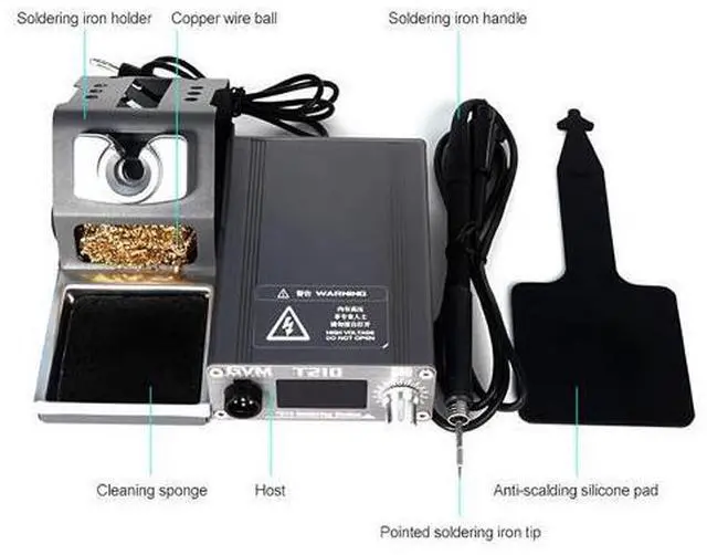 Alt view image 5 of 7 - T210 Rapid Warming Automatic Sleep 2S Melting Tin Professional Mobile Phone Repair Constant Temperature Soldering Station