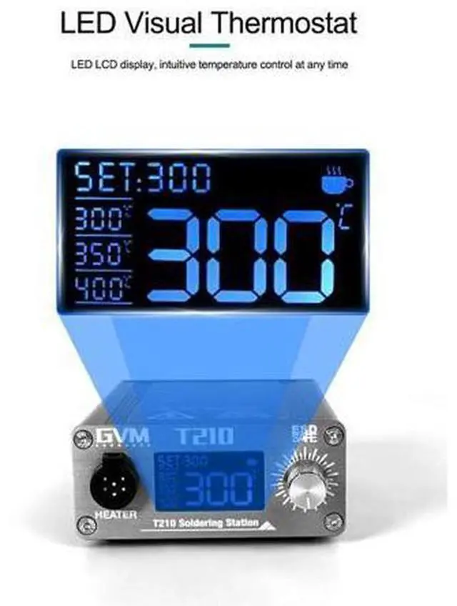 Alt view image 4 of 7 - T210 Rapid Warming Automatic Sleep 2S Melting Tin Professional Mobile Phone Repair Constant Temperature Soldering Station