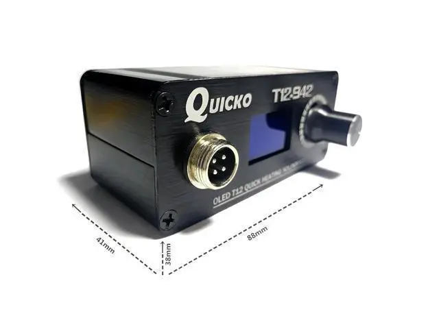 Alt view image 5 of 7 - T12-942 OLED MINI Soldering Station Digital Electronic Welding Iron DC Version Portable Without Power Supply(QUICKO T12-942 Kit V)