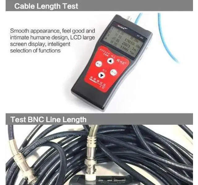 Alt view image 3 of 6 - NF-300 Cable Tracker Detector Wire Tracker LAN Tester Professional Network Cable Tester Poe Network Tools Wiring Finder Cable Tracker and Tester for Telephone and Network