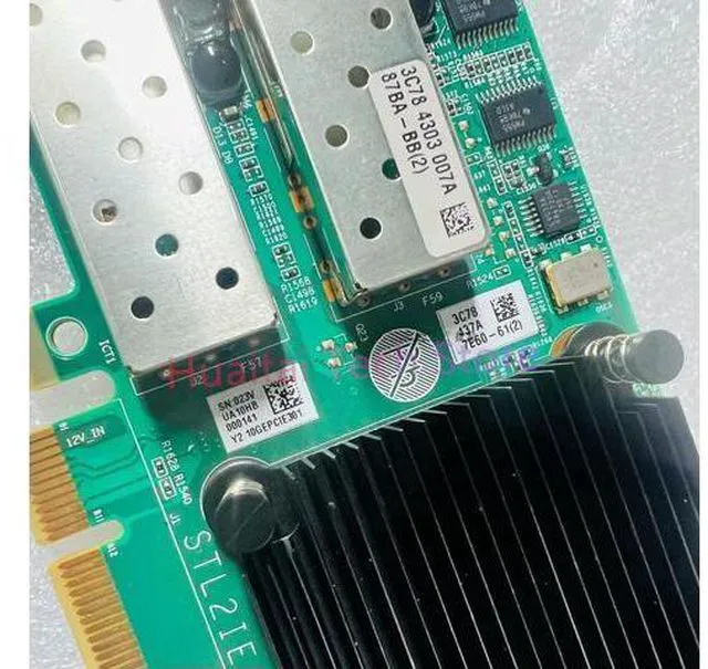 Alt view image 4 of 7 - For SP333 Dual 10-Gigabit Optical Fiber Network Adapter For Mellanox MT27712A0 MCX4121A 02311WTS