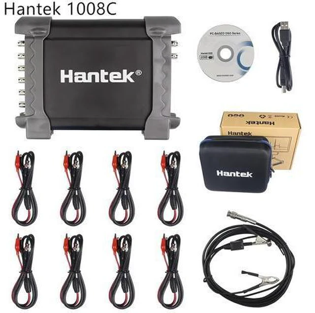 Alt view image 2 of 6 - 1008C PC USB 8CH Automotive Diagnostic Digital Oscilloscope/DAQ/Programmable Generator