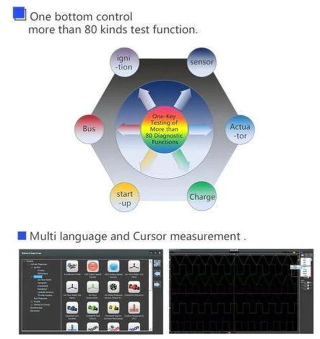 Alt view image 5 of 6 - 1008C PC USB 8CH Automotive Diagnostic Digital Oscilloscope/DAQ/Programmable Generator