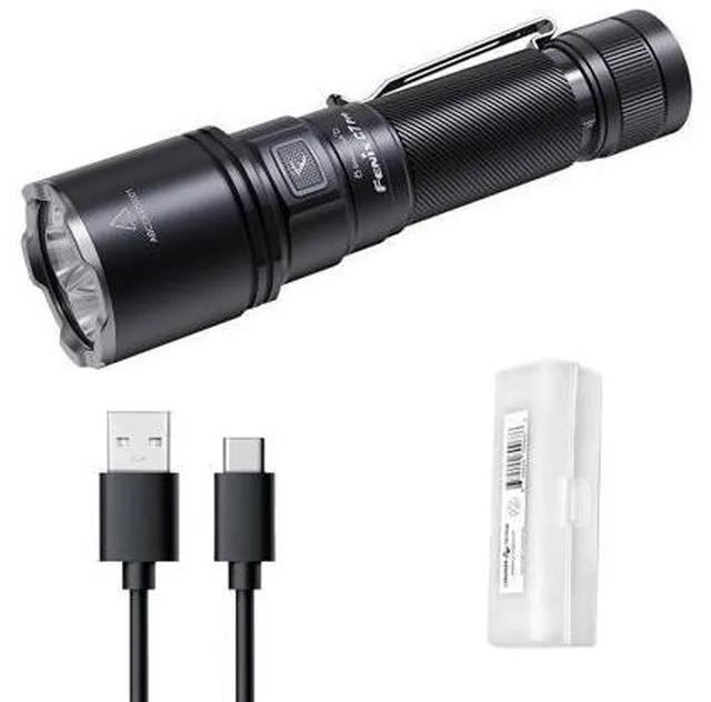 Main image of C7 Pro 4600 Lumen USB-C Rechargeable Work Flashlight, Magnetic Base, Long Runtime, Wide Beam LED, 20W Fast Charging, IP68 Waterproof, for Jobsite, Security, Emergency with Lumentac Organizier