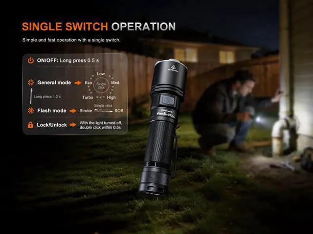 Alt view image 6 of 7 - C7 Pro 4600 Lumen USB-C Rechargeable Work Flashlight, Magnetic Base, Long Runtime, Wide Beam LED, 20W Fast Charging, IP68 Waterproof, for Jobsite, Security, Emergency with Lumentac Organizier