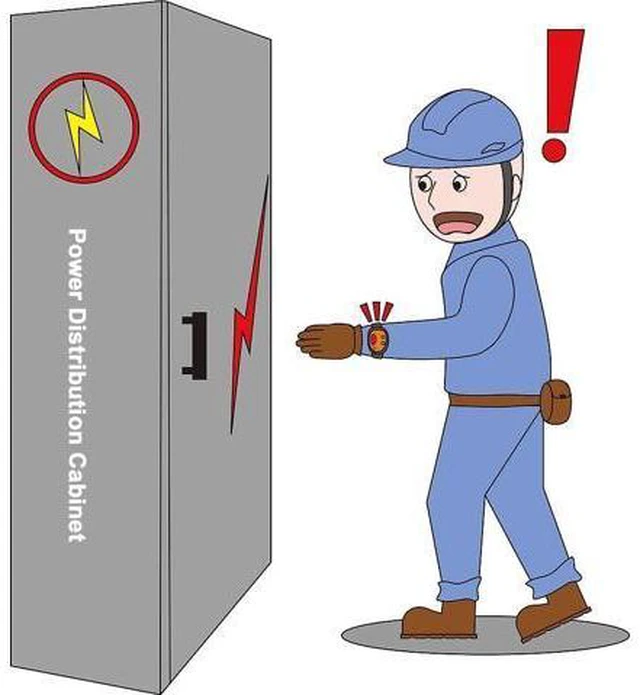 Alt view image 2 of 6 - HV PPE Approach Electric Alarm ETCR1860/ETCR1860C Wrist Type High Voltage Approach Electric Alarm(ETCR1860C)