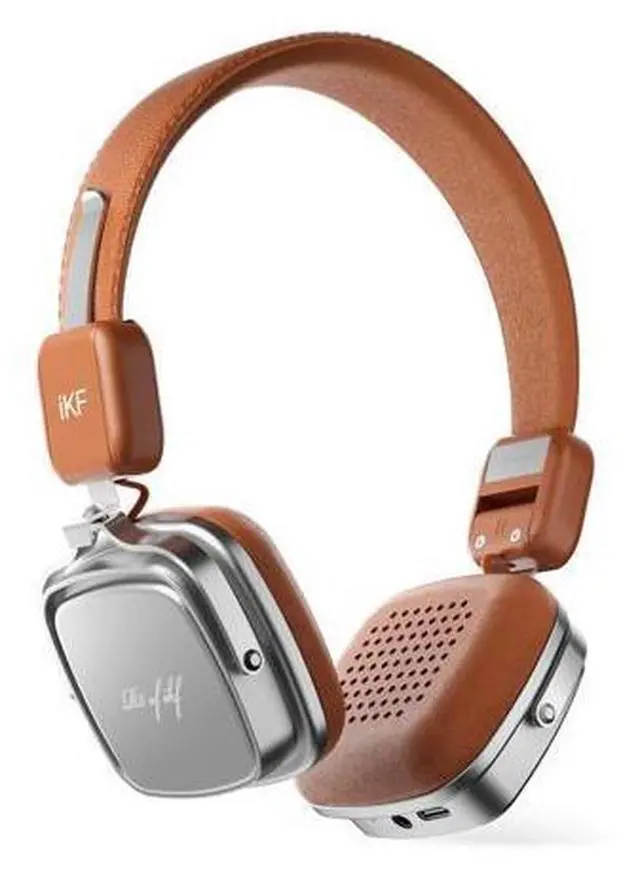 Main image of R2 Retro Classic Wireless Headphones,On Ear Headset,Ergonomic Design,40mm Drivers, ENC Clear Call, Bluetooth & Wired Dual Mode, 60H Playback,Throwback 80s 90s,OOTD(Brown)