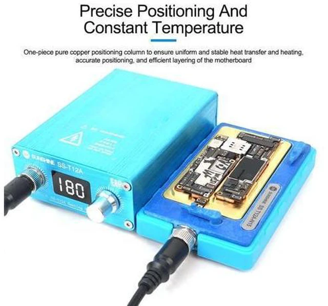 Alt view image 6 of 7 - SS T12A-N16 4in1 Preheating Station Welding Platform For iPhone 16 Series Motherboard Welding Table Desoldering Heater