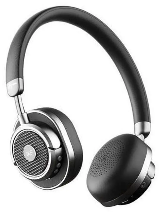 Main image of Rona Retro Classic Active Noise Cancelling Wireless Headphones, Bluetooth On Ear Headset with Mic,75H Playback, Metal Vintage Design,3D Movie Sound,Wired,for Small Heads & Teens (Black)