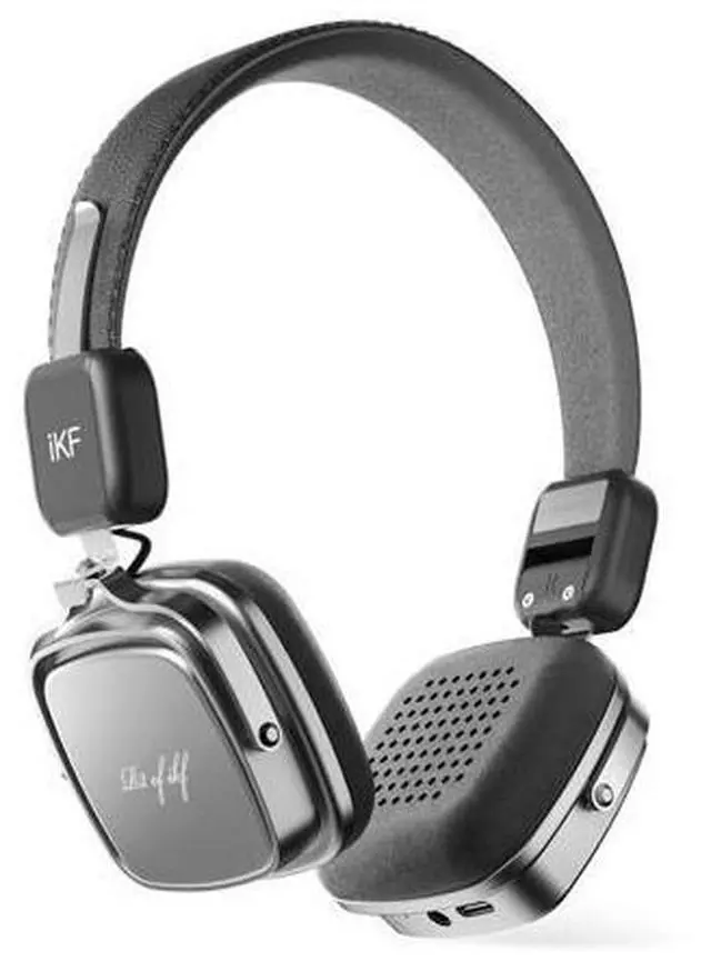 Main image of R2 Retro Classic Wireless Headphones,On Ear Headset,Ergonomic Design,40mm Drivers, ENC Clear Call, Bluetooth & Wired Dual Mode, 60H Playback,Throwback 80s 90s,OOTD (Black)