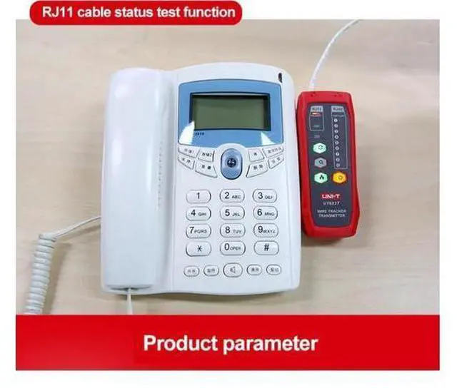 Alt view image 6 of 7 - UT683KIT Network Cable Tester and Toner with NCV Detection, 3000m Range, RJ11/RJ45 Wire Tracker, Multifunction Cable Analyzer for Ethernet, Telephone Lines, Voltage Detection