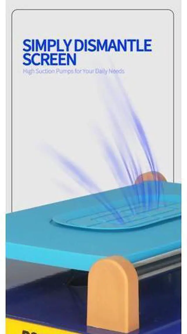 Alt view image 3 of 7 - D100 D200 LCD Screen Separator With Powerful Suction for Mobile Phone LCD Touch Screen Pre-Heating Removal Repair(D200)