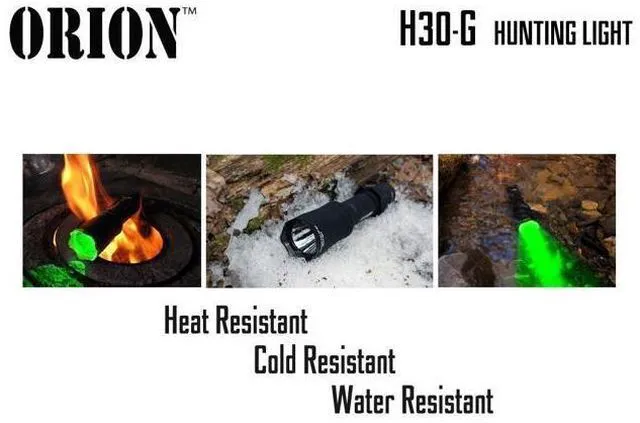 Alt view image 2 of 6 - H30-G Green Predator Premium 273 Yards Rechargeable Hog Hunting Light with Scope Mount, Rail Mount, Barrel Mount, Remote Pressure Switch & Charger Kit