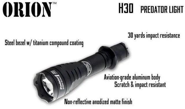 Alt view image 3 of 6 - H30-G Green Predator Premium 273 Yards Rechargeable Hog Hunting Light with Scope Mount, Rail Mount, Barrel Mount, Remote Pressure Switch & Charger Kit