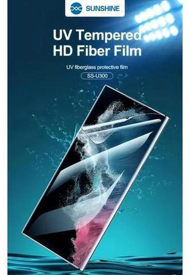 Alt view image 5 of 7 - 25PCS SS-U300 UV Fiberglass Protective Film HD Fiber Glass Protective Film Diamond Level Explosion-proof