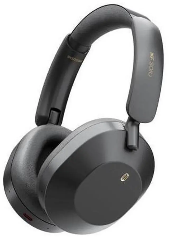 Main image of Solo Wireless Over Ear Headphones,Active Noise Cancelling, 40mm Speakers,130H Playback, Transparency Mode, Foldable, 35ms Low Latency, USB Audio with External Mic, App Customization (Black)