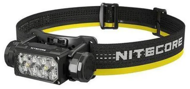 Alt view image 2 of 7 - HC65 UHE Headlamp, 2000 Lumen Max Heavy Duty Metal, USB-C Rechargeable with White, Red, and Reading Lights for Camping, Hiking, Hunting, and Industrial Works (Black)