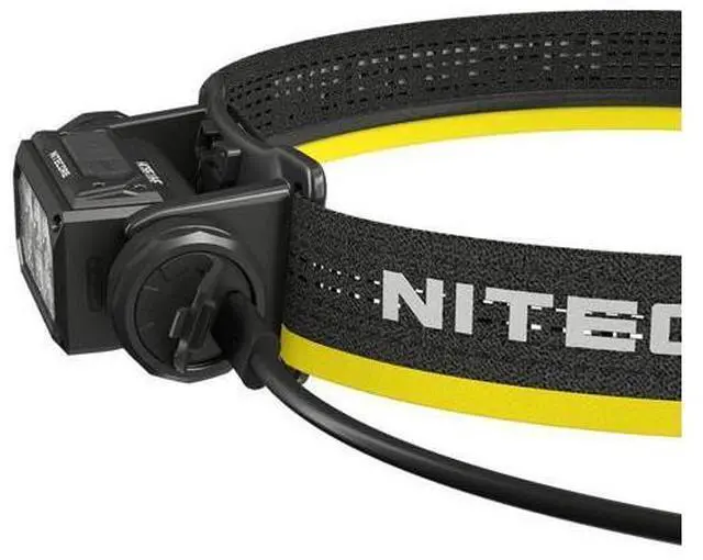 Alt view image 3 of 7 - HC65 UHE Headlamp, 2000 Lumen Max Heavy Duty Metal, USB-C Rechargeable with White, Red, and Reading Lights for Camping, Hiking, Hunting, and Industrial Works (Black)