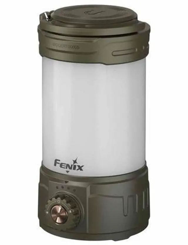 Main image of CL26R Pro Camping Lantern, Olive Drab, 650 lumens Bright, USB-C Rechargeable , Compact and Portable Perfect for Hurricane, Emergency, Hiking, Power Outage with LumenTac Organizer