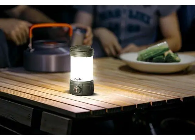 Alt view image 3 of 7 - CL26R Pro Camping Lantern, Olive Drab, 650 lumens Bright, USB-C Rechargeable , Compact and Portable Perfect for Hurricane, Emergency, Hiking, Power Outage with LumenTac Organizer