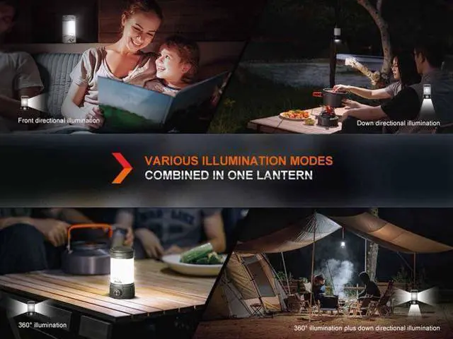 Alt view image 6 of 7 - CL26R Pro Camping Lantern, Olive Drab, 650 lumens Bright, USB-C Rechargeable , Compact and Portable Perfect for Hurricane, Emergency, Hiking, Power Outage with LumenTac Organizer
