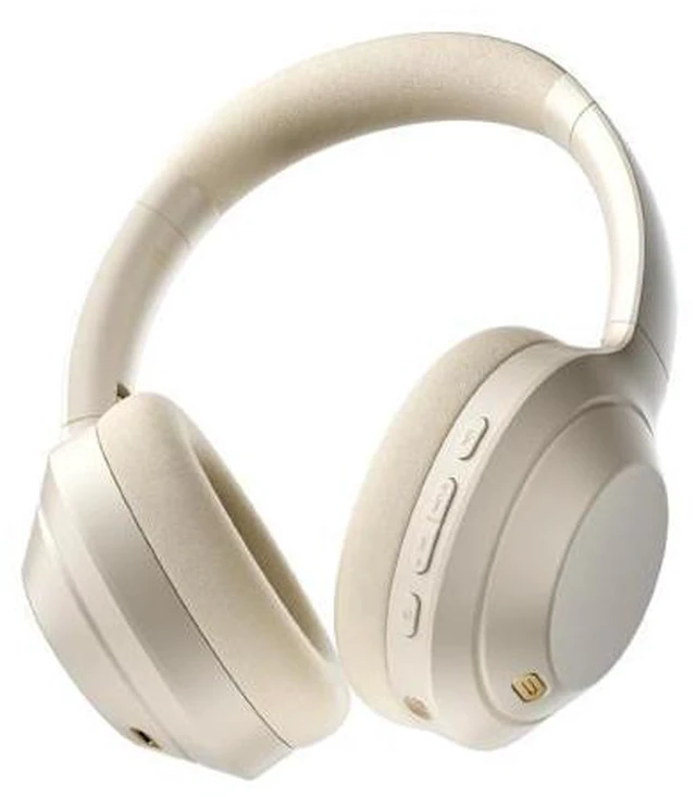 Main image of T1 Max Wireless Bluetooth Over Ear Headphones,Active Noise Cancellation, Up to 100H Playback, HiFi Sound 40mm Drivers,Dual Device Connection, Wired Mode,for Travel, Work, Gaming,School (Offfwhite)