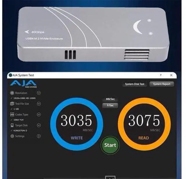 Alt view image 2 of 7 - Type-C USB4 40Gbps to PCI-E 4.0 X4 SSD NVME NGFF M-Key Enclosure USB-C 20Gbps ASM2464 Chipset