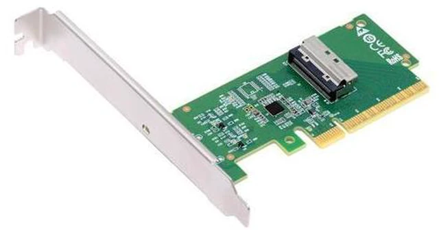 Main image of PCIE5.0 PCI-Express 8X to MCIO 8i Mini Cool Edge IO SFF-TA-1016 VROC Adapter for Mainboard SSD Graphics Card