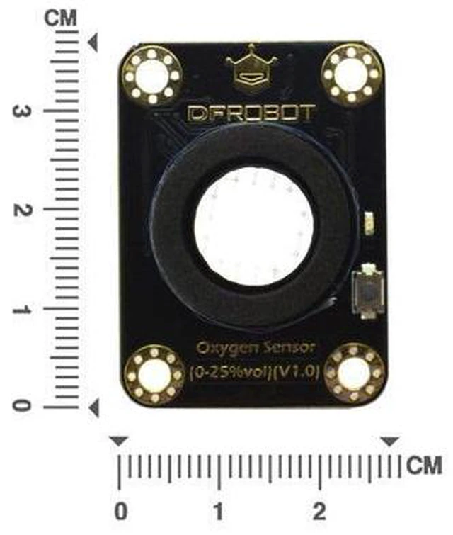Alt view image 3 of 6 - Gravity: I2C Electrochemical Oxygen (O2) Sensor Module | 0-25% Vol Range | Plug & Play Digital Gas Detector | No Soldering | 3.3V-5.5V for Arduino, ESP32, Raspberry Pi | IoT & Air Quality Monitoring