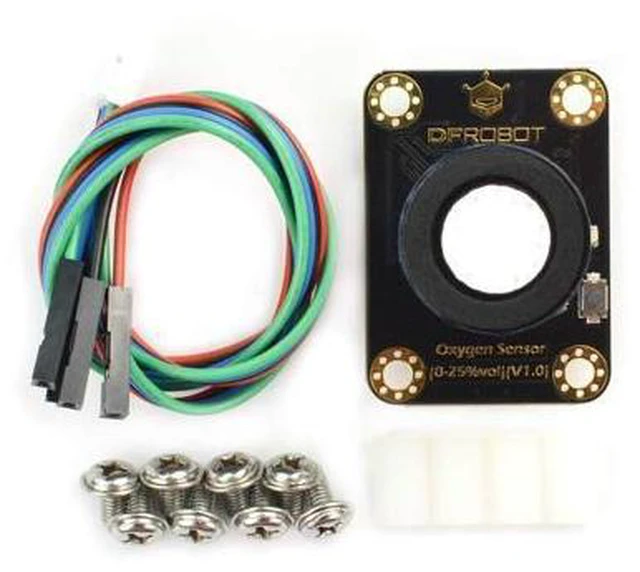 Alt view image 6 of 6 - Gravity: I2C Electrochemical Oxygen (O2) Sensor Module | 0-25% Vol Range | Plug & Play Digital Gas Detector | No Soldering | 3.3V-5.5V for Arduino, ESP32, Raspberry Pi | IoT & Air Quality Monitoring