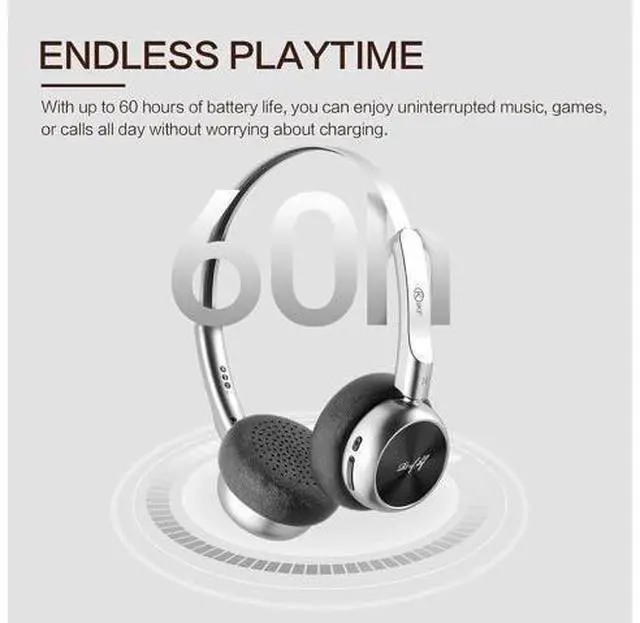 Alt view image 5 of 7 - R1 Wireless Bluetooth Headphones, Retro Classic Lightweight Headset, Builti-in Mic, 60H Playback, Dual Device Connectivity, Low Latency, App Customization,Throwback 80s 90s,OOTD, Black