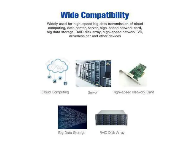Alt view image 2 of 5 - chenyang Mini SAS SFF-8088 to SFF-8644 High Density HD Data Server Raid Cable 0.5M