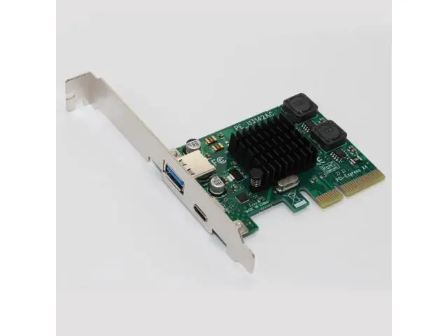 Alt view image 4 of 6 - USB 3.1 Type C PCIe Expansion Card PCI-e to Type C & Type A 3.0 USB Adapter USB 3.1 Gen 3 PCI Express Controller Hub For Desktop