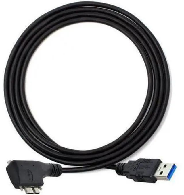 Alt view image 5 of 7 - Dual Screws 90 Degree Right Angled Micro USB Mount to USB3.0 Data Cable for Industrial Camera 16.4Feet