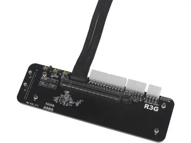 Alt view image 5 of 7 - M.2 Key M NVMe External Graphics Card Stand Bracket 32Gbs PCIe3.0x4 R43SG Docking Station for ITX STX NUC VEGA64 GTX1080ti (R43SG-TU 50cm)