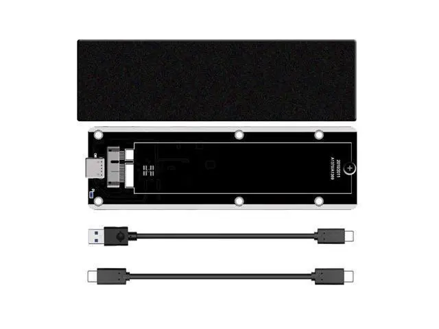Alt view image 3 of 7 - For 2010 2011 Air SSD A1369 A1370 Portable Case USB3.2 GEN2 to 12+6Pin M.2 SATA SSD Enclosure 6G M2 SSD Mobile Box
