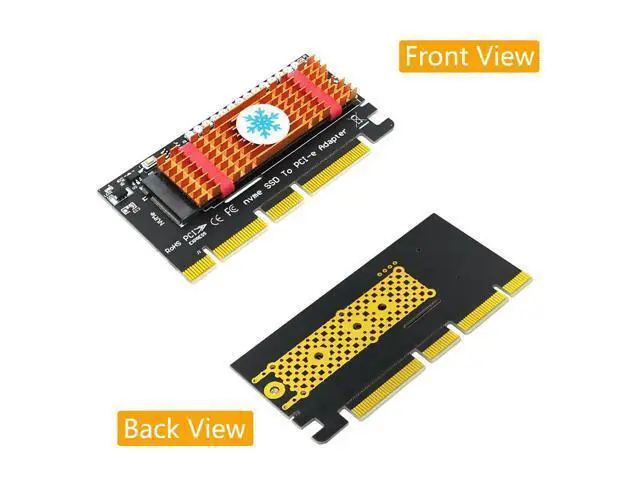 Alt view image 2 of 6 - M.2 NVME SSD to PCIe 3.0 Riser Card NVME SSD PCI Express X4 X8 X16 Adapter for Desktop PC PCI-E GEN 3 Full Speed for Chia Mining