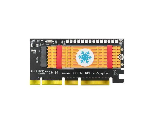 Alt view image 3 of 6 - M.2 NVME SSD to PCIe 3.0 Riser Card NVME SSD PCI Express X4 X8 X16 Adapter for Desktop PC PCI-E GEN 3 Full Speed for Chia Mining