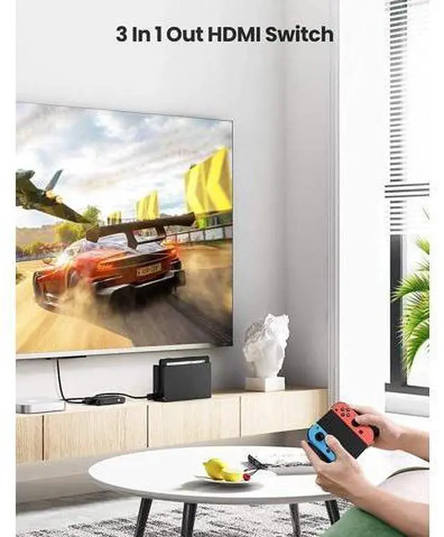 Main image of UGREEN 2 in 1 Out 4K HDMI USB Switch with 3 in 1 Out HDMI Switch