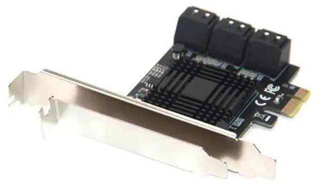 Main image of Chi a Mining PCIe Gen3 X1 to 6 Port 6G SATA III 3.0 Controller Non Raid Expansion Card w/ Low Profile Bracket SATA PCI-E Adapter