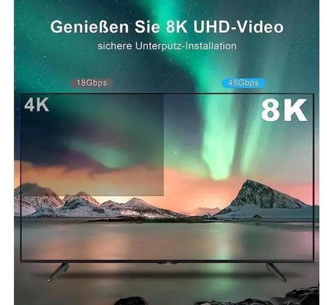Main image of 8K Fiber Optic HDMI Cable, CL3 Rated 8K HDMI Cable Ultra high Speed 48Gbps,Support 8K60Hz, 4K120Hz, Dynamic HDR 10, eARC Compatible with PS5 PS4 Xbox Apple TV Sony LG Samsung, (50Feet, Black+Red)