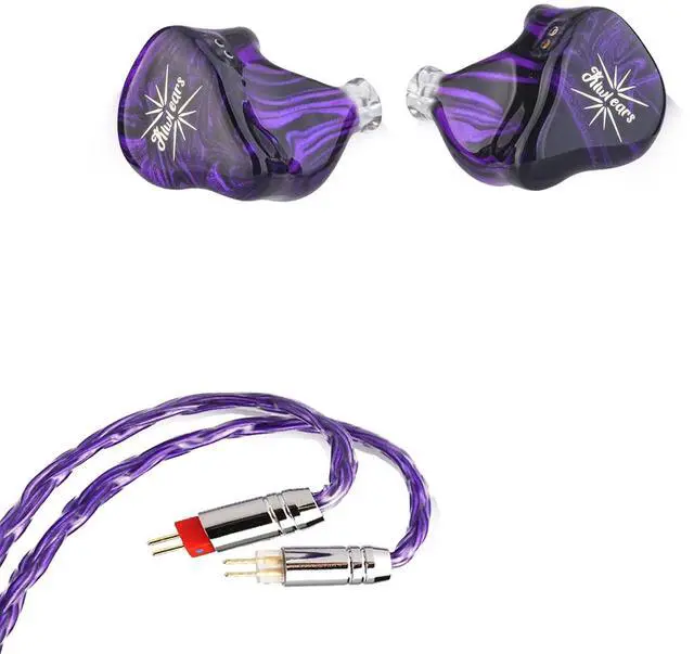 Main image of Kiwi Ears Quartet 2DD+2BA Hybrid in-Ear Monitor and Tripowin Zonie 3.5mm 2Pin Cable Bundle