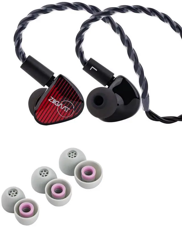 Main image of ZiiGaat x Vivir Digital: Rumba 10mm Graphene DD Driver IEM Earphone + Kiwi Ears Flex Earbud Tips