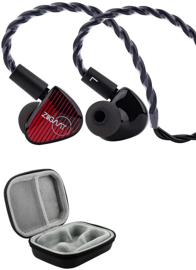 Main image of ZiiGaat x Vivir Digital: Rumba 10mm Graphene DD Driver IEM Earphones ZiiGaat PELLEPOD Leather Earbud Case, Waterproof IEM Storage Box