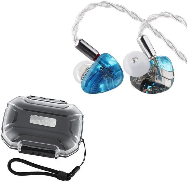 Main image of Kiwi Ears Orchestra Lite Performance Custom 8BA in-Ear Monitor(Blue) + LC02 in Ear Monitor Case