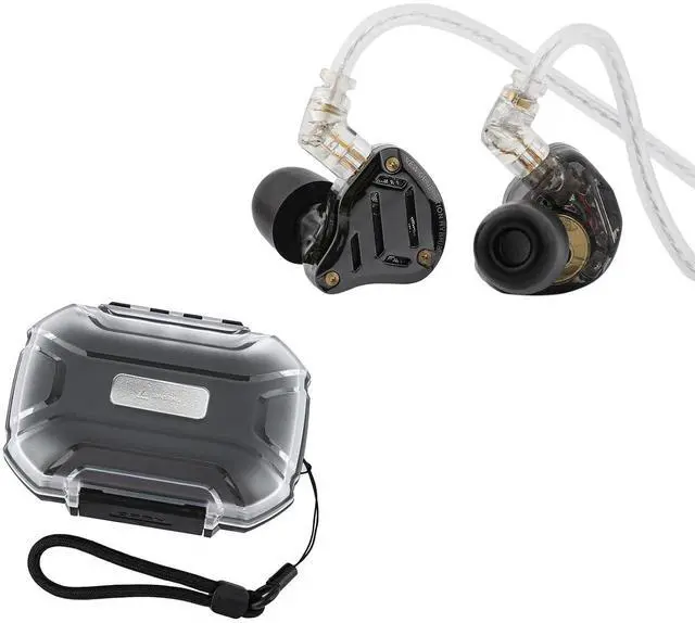 Main image of KZ ZS10 PRO 2 in Ear Monitor IEM(STD,Black) + LC02 in Ear Monitor Case